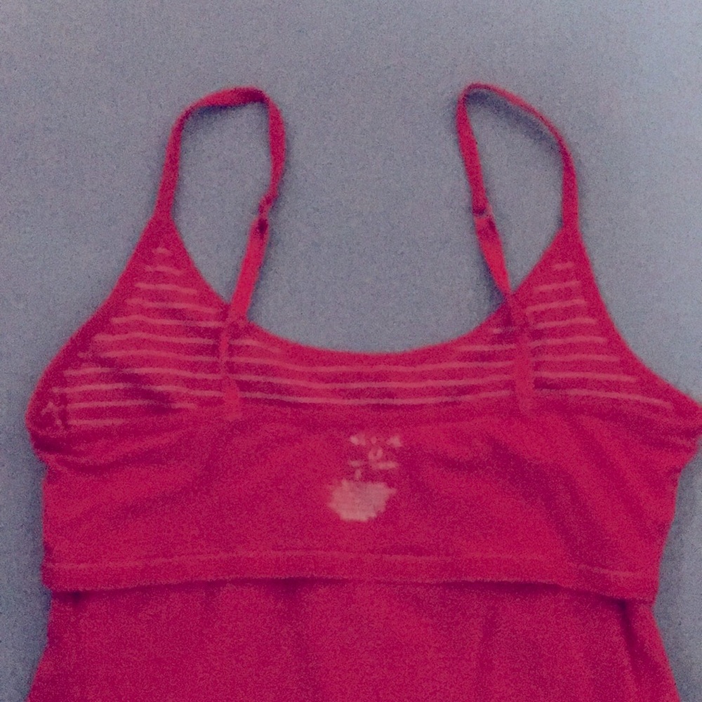 ❤️Red white striped bra top/tank- S - Picture 7 of 11